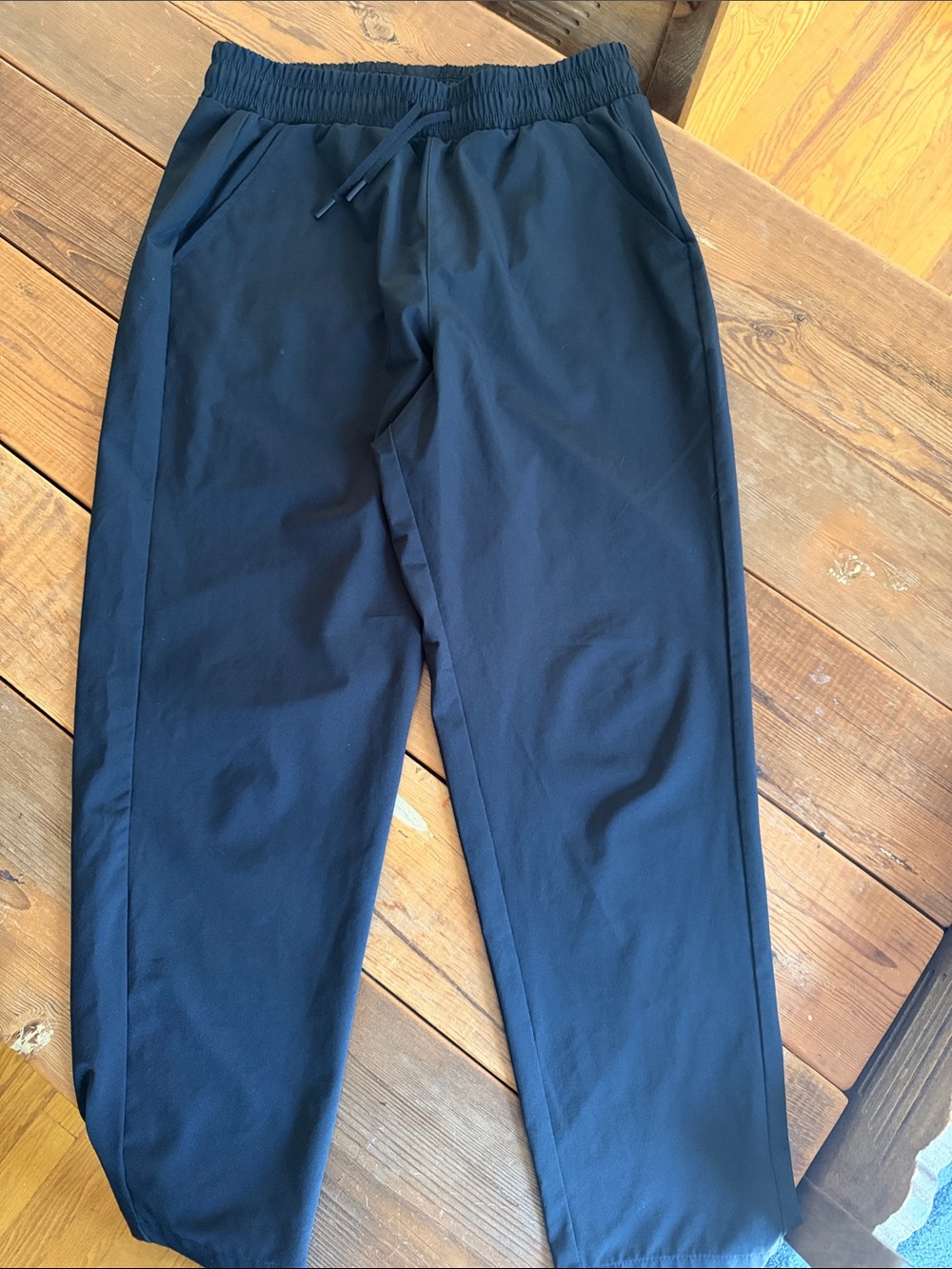 all in motion Black Elastic-Waist Jogger Pants